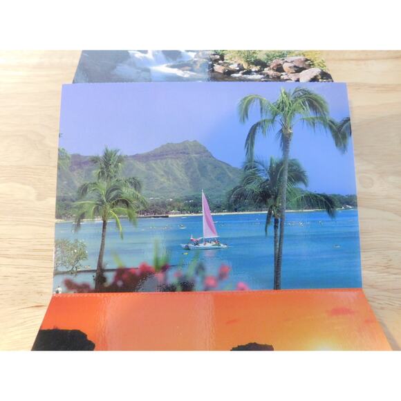 Postcards of Hawaii Set of 7 Vintage  Unused - Picture 10 of 16